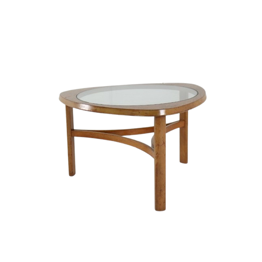 Nathan Salontafel Met Glas 'Tilbury' Vintage 1