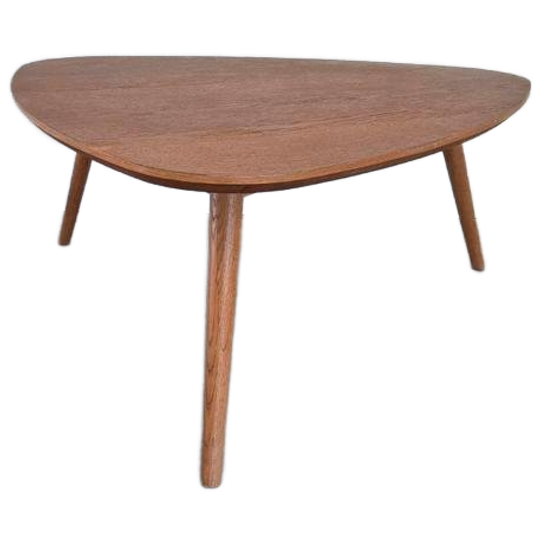 Vintage Look Salontafel Eiken Fineer Driehoek 1