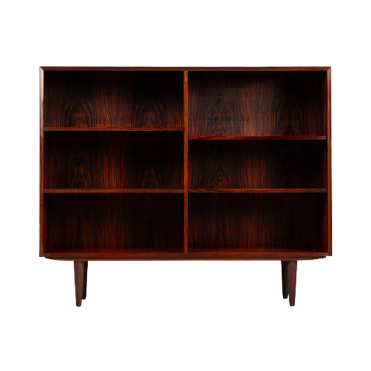 Deens Design Lage Palissander Boekenkast, 1960s 1