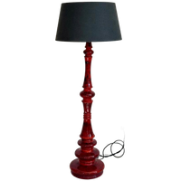 Xl Vintage Keramiek Vloerlamp Hustadt Leuchten Jaren 60