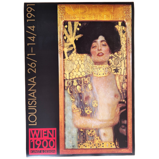Gustav Klimt (1862-1918), Judith I, 1901, Österreichische Galerie Wien, Exhibition Poster, Vienna 1900 - Art And Design In 1991, Printed In Denmark 1
