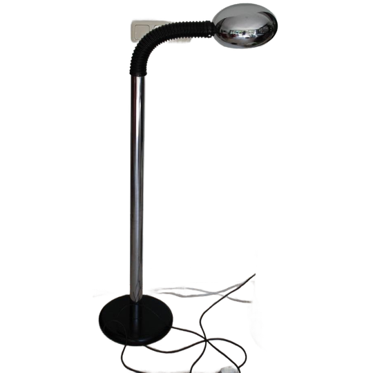 Staande Vloerlamp Jaren '70 Chrome 1