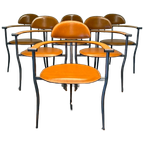 Set Van Zes Stoelen Arrben Italy thumbnail 1