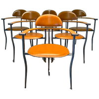 Set Van Zes Stoelen Arrben Italy