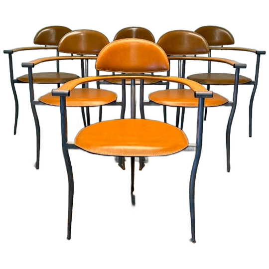 Set Van Zes Stoelen Arrben Italy 1