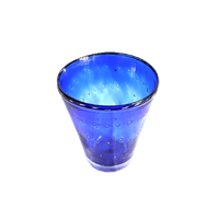 Vintage Mondgeblazen Vaas Kobalt-Blauw, Jaren '70/'80