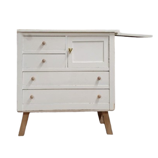 Vintage Commode Babykamer Hout – Kleur Naar Wens 1