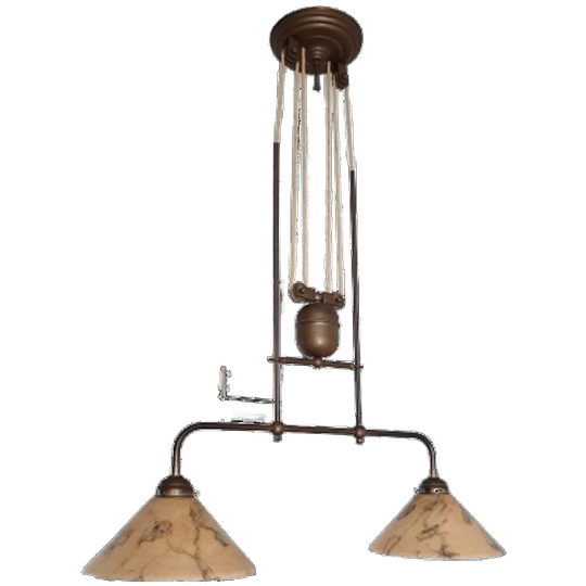 Dubbele Vintage Hanglamp Uittrekbare Katrollamp Plafondlamp 1
