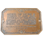Plaquette - Deurplaatje - Mme Yvette Coquelot - 2E Kwart 20E Eeuw thumbnail 1