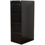 Bisley Dossierkast, Zwart, 132 X 47 Cm, Incl. 4 Laden, Geschikt Voor A4 thumbnail 1