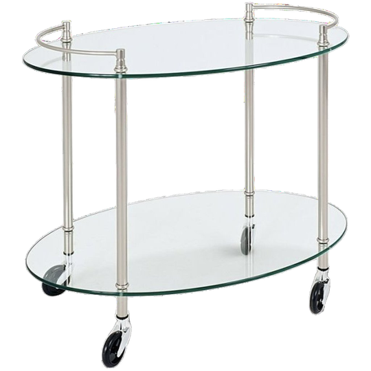Vintage Glazen Serveer Tafel 1
