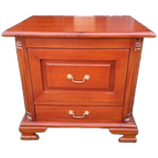 Klassiek Engels Bureau Ladekast, Nachtkastje Bijzettafel Met thumbnail 1