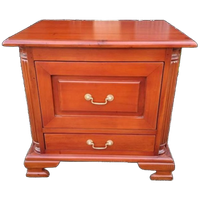 Klassiek Engels Bureau Ladekast, Nachtkastje Bijzettafel Met