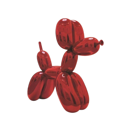 Jeff Koons "Red Dog" Poster