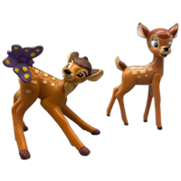 Set Vintage Disney Bambi Figuurtjes 2 Stuks