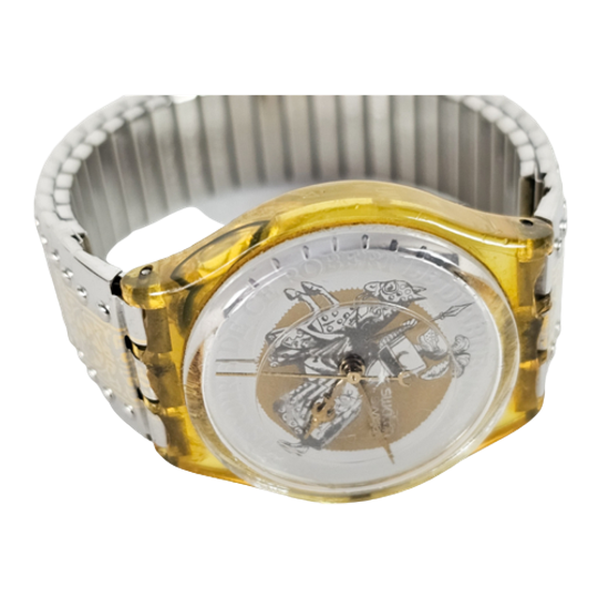 Swatch - Prinz Eisenhertz - Gk 194/5 - Swiss Made - Goud - Zilver - 1995 1