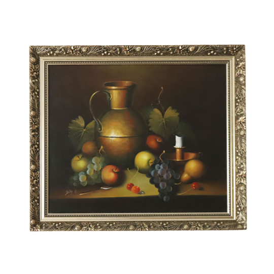 Stilleven Olieverfschilderij, Jaren '80/'90 1