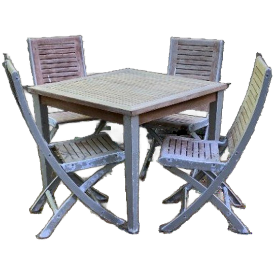 Design Folding Boat Set Teak (5) 1