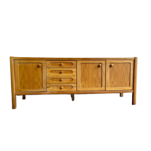 Vintage Houten Dressoir /Buffetkast / Lange Kast