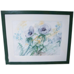 Aquarel Anemoon Van C. Ten Kaate=ineke Ten Kaate - Zonder Schade ! thumbnail 1