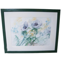 Aquarel Anemoon Van C. Ten Kaate=ineke Ten Kaate - Zonder Schade !