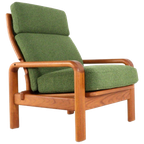 Holstebro Vintage Fauteuil 'lorup' Deens Nieuw Gestoffeerd | 2 Op Voorraad thumbnail 1