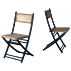 Jaren 70 Klapstoelen 2X Vintage Retro Klapstoel Prijs P/Stuk thumbnail 1
