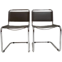 Set Designstoelen In De Stijl Van Marcel Breuer, 1980'S