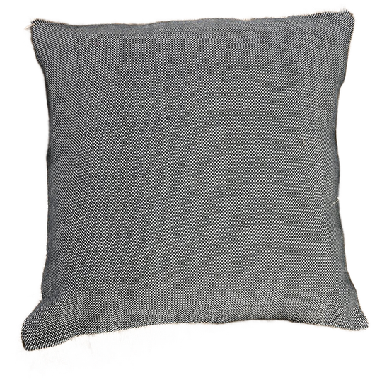 Bazar Bizar | De Cotton Bonita Kussenhoes - Zwart Naturel - 60x60 1