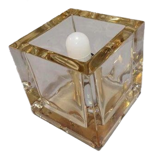 Vintage Design Ice Cube Tafellamp, Nachtmann Leuchten 1