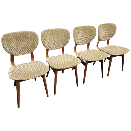 Vintage Stoelen Set 4 Vintage Eetkamer Stoelen 1