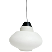 Rond Opaalglazen Plafondlamp Van Philips 1950’s