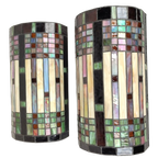 Duo Wandlampen In Tiffany Stijl thumbnail 1
