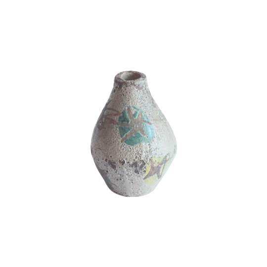 Prehistoric Sealife Decor Vase By Anna <<<brand>>>, Vallauris 1950s 1