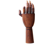 Gelede Houten Hand, Begin 20E Eeuw thumbnail 1
