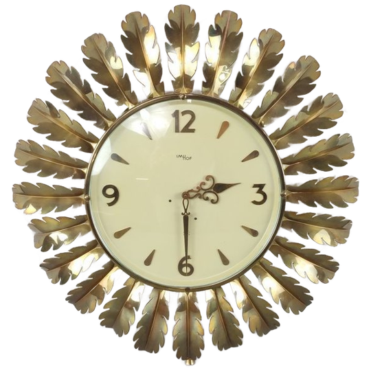 Vintage Messing Zonneklok 1