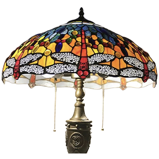 Glas In Lood Tiffany Tafellamp 1