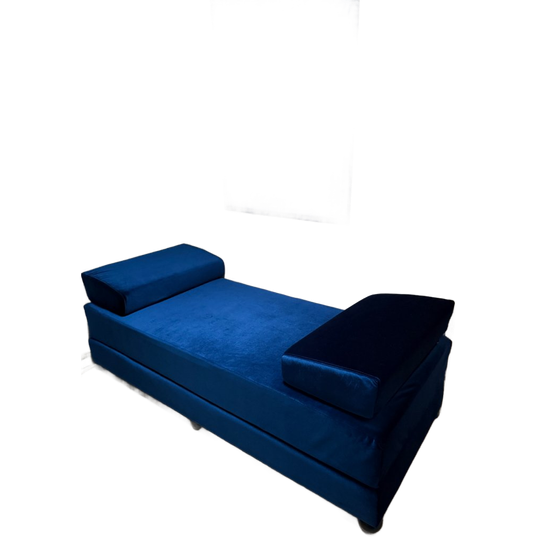 Unieke Custom-made Velvet Slaapbank – Yves Klein Blue 1