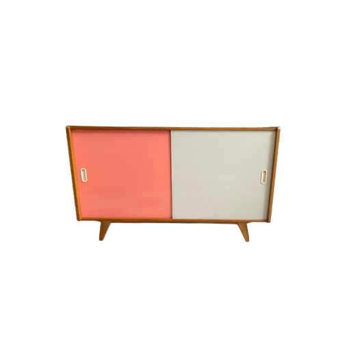 Jiri Jiroutek Sideboard In Pink And Grey Model U452 For Interier Praha. 1960S.