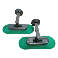 Rare Green Jill Uplighters Van Perry King En S. Miranda & G. Arnaldi Voor Arteluce, 1970s