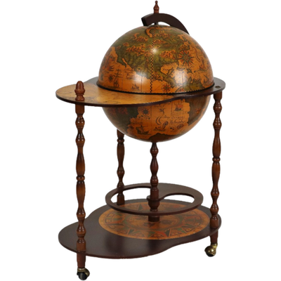 Mooie Kleine Wereldbol Globe Bar Drankkast Made In Italy 90Cm