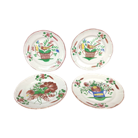 4 Antieke Strasbourg Borden Ca. 1800