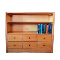 Vintage Schoolkast Jaren 60 6 Lades