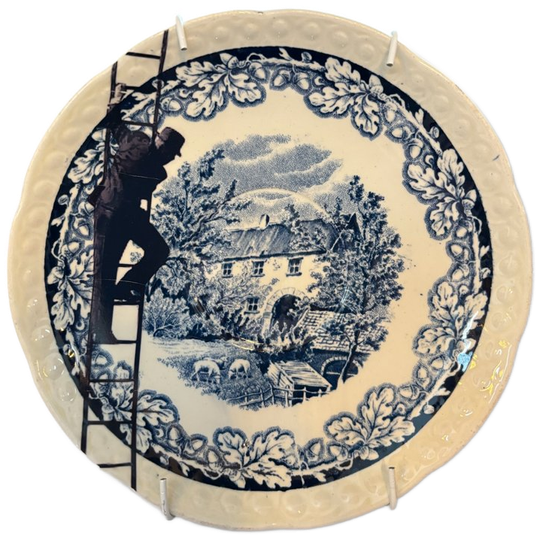 Handgemaakt Vintage Wandbord – Uniek Decoratief Bord 1