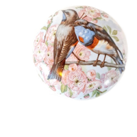 Vintage Porselein Dekseldoosje Met Vogels