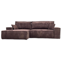 !!Actie!! Naduvi Hoekbank Galine New Links Bruin
