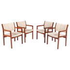 Set Of 4 Danish Design Armchairs By Christian Hvidt For Soborg Mobelfabrik thumbnail 1