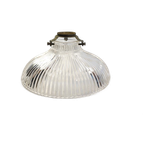 Vintage Glazen Lampenkap Holophane Glas thumbnail 1