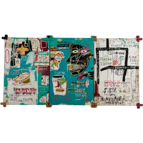 Jean Michel Basquiat (1960-1988) Ishatar 1983, Licensed By Artestar Ny