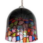 Vintage Murano Hanglamp Leucos Massari Italiaans Design thumbnail 1